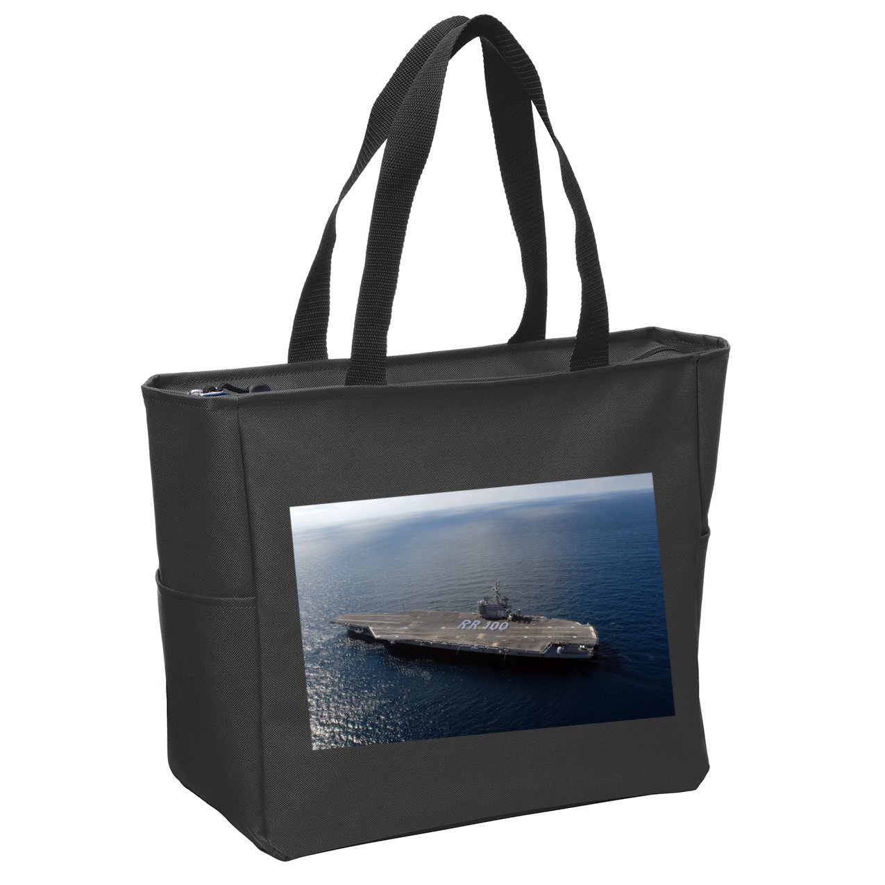 Uss Ronald Reagan Zip Tote Bag