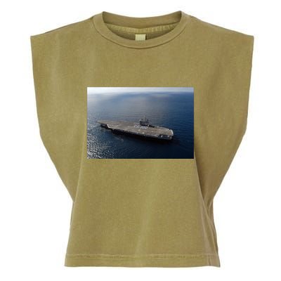 Uss Ronald Reagan Garment-Dyed Women's Muscle Tee