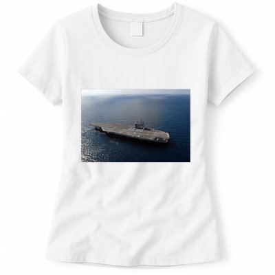 Uss Ronald Reagan Womens T-Shirt