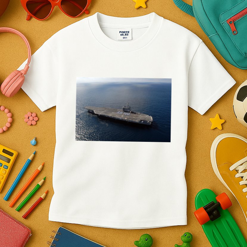 Uss Ronald Reagan Kids T-Shirt