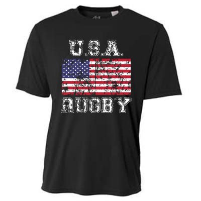 USA Rugby Shirts For Men Women Kids American Flag Cooling Performance Crew T-Shirt