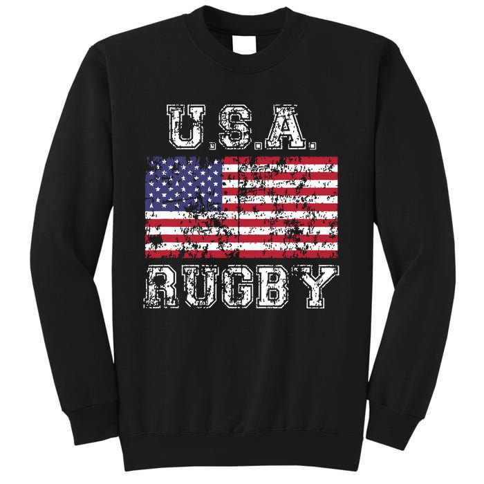 USA Rugby Shirts For Men Women Kids American Flag Sweatshirt