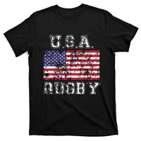 USA Rugby Shirts For Men Women Kids American Flag T-Shirt