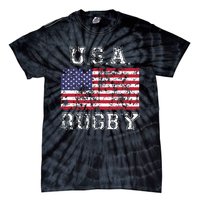 USA Rugby Shirts For Men Women Kids American Flag Tie-Dye T-Shirt