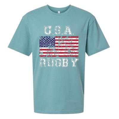 USA Rugby Shirts For Men Women Kids American Flag Sueded Cloud Jersey T-Shirt