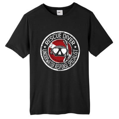 Underwater Response Sprcialist Under Water Rescue Diver Tall Fusion ChromaSoft Performance T-Shirt