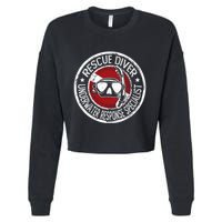 Underwater Response Sprcialist Under Water Rescue Diver Cropped Pullover Crew