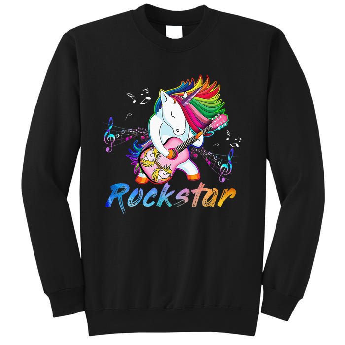 Unicorn Rock Star Guitar Rockin Music Singer Sweatshirt