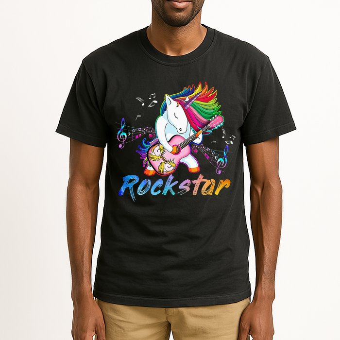 Unicorn Rock Star Guitar Rockin Music Singer Tall T-Shirt