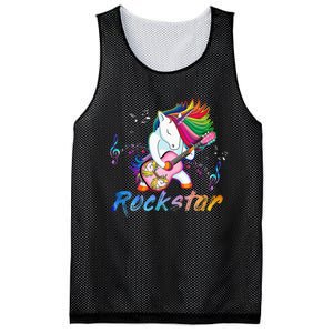 Unicorn Rock Star Guitar Rockin Music Singer Mesh Reversible Basketball Jersey Tank