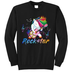 Unicorn Rock Star Guitar Rockin Music Singer Tee Sweatshirt