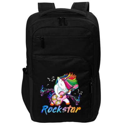 Unicorn Rock star Guitar Rockin' music singer Impact Tech Backpack