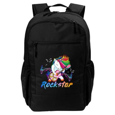 Unicorn Rock star Guitar Rockin' music singer Backpack
