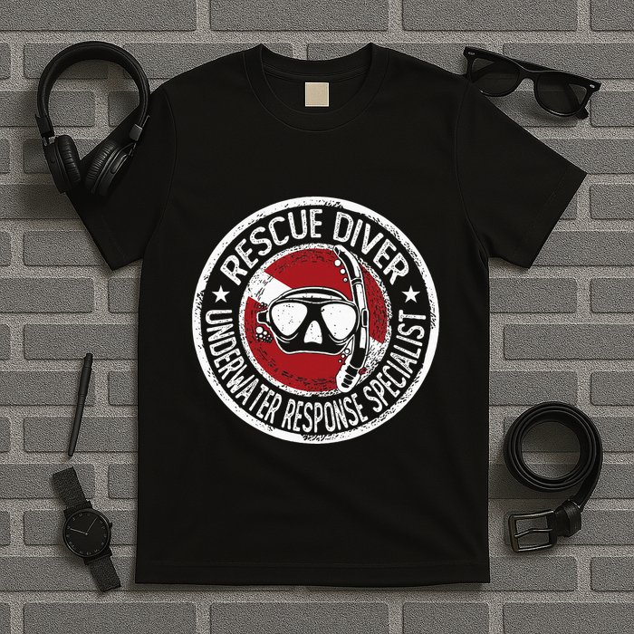Underwater Response Sprcialist Under Water Rescue Diver T-Shirt
