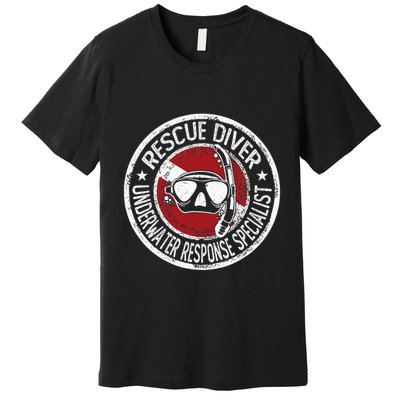 Underwater Response Sprcialist Under Water Rescue Diver Premium T-Shirt