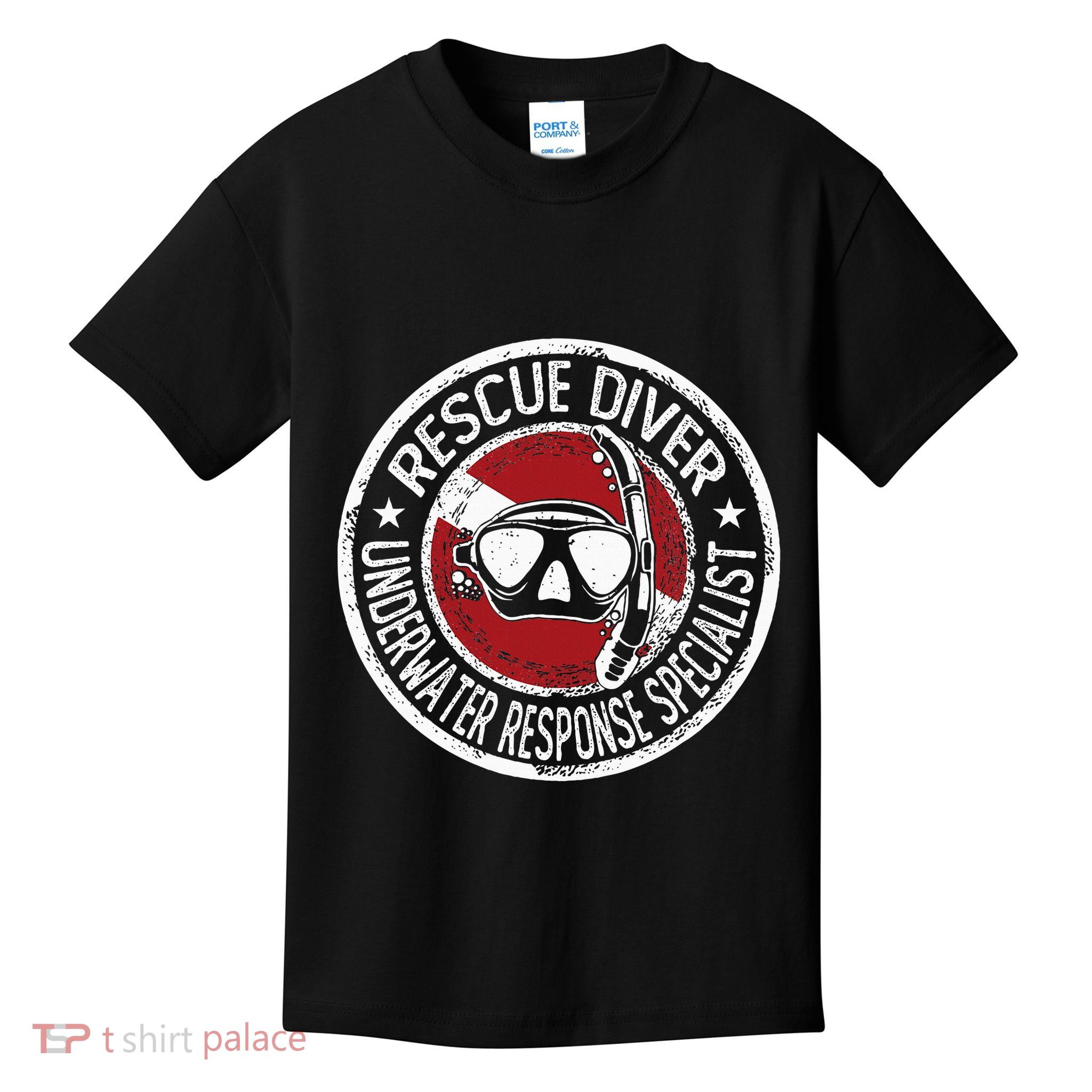 Underwater Response Sprcialist Under Water Rescue Diver Kids T-Shirt