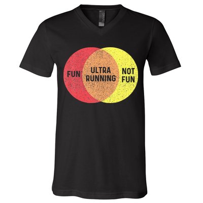Ultra Running Trail Runner Finisher Ultra Marathon V-Neck T-Shirt