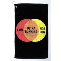 Ultra Running Trail Runner Finisher Ultra Marathon Golf Towel