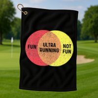 Ultra Running Trail Runner Finisher Ultra Marathon Golf Towel