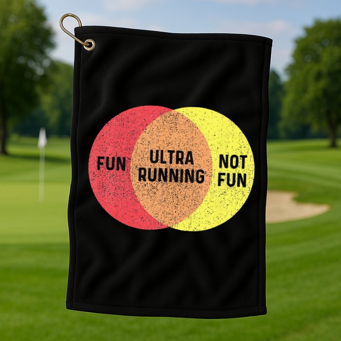 Ultra Running Trail Runner Finisher Ultra Marathon Golf Towel