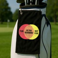 Ultra Running Trail Runner Finisher Ultra Marathon Golf Towel
