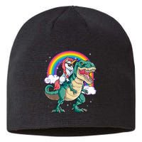 Unicorn Riding T Rex Dinosaur Rainbow Tank Top Sustainable Beanie