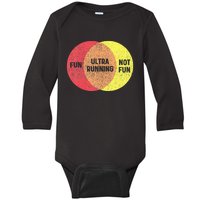 Ultra Running Trail Runner Finisher Ultra Marathon Baby Long Sleeve Bodysuit