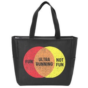 Ultra Running Trail Runner Finisher Ultra Marathon Zip Tote Bag