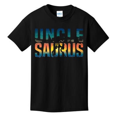 Unclesaurus Rex Uncle Dinosaur TRex Uncle Saurus Kids T-Shirt