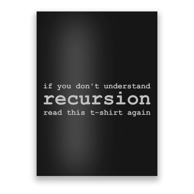 Understanding Recursion Poster