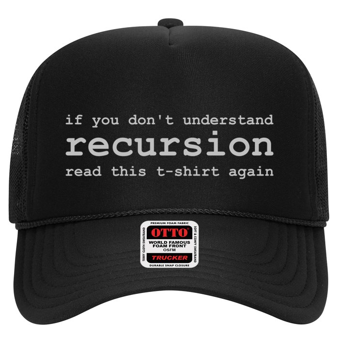 Understanding Recursion Trucker Hat