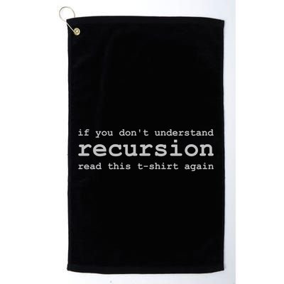 Understanding Recursion Golf Towel