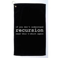 Understanding Recursion Golf Towel