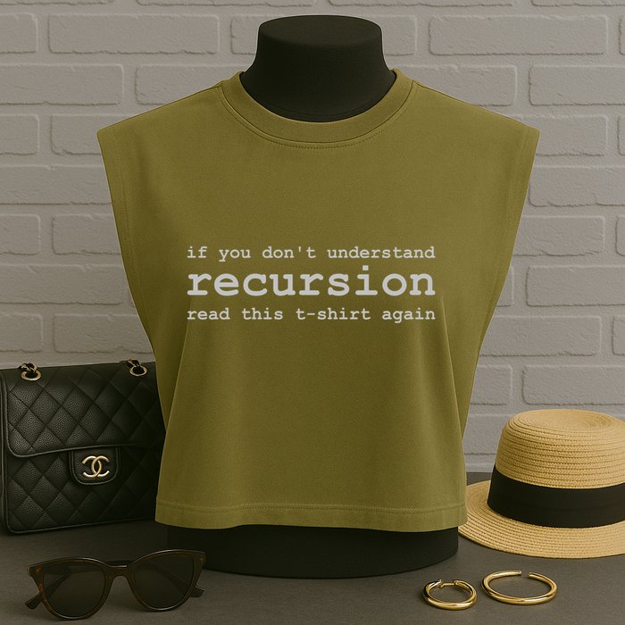 Understanding Recursion Garment-Dyed Women's Muscle Tee