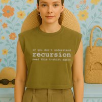 Understanding Recursion Garment-Dyed Women's Muscle Tee