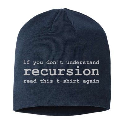 Understanding Recursion Sustainable Beanie