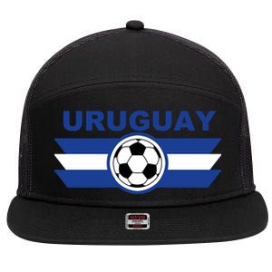 Uruguay 7 Panel Mesh Trucker Snapback Hat