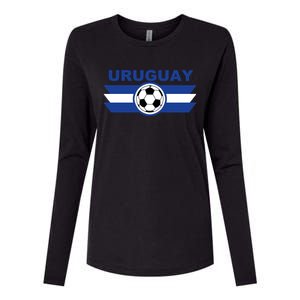 Uruguay Womens Cotton Relaxed Long Sleeve T-Shirt