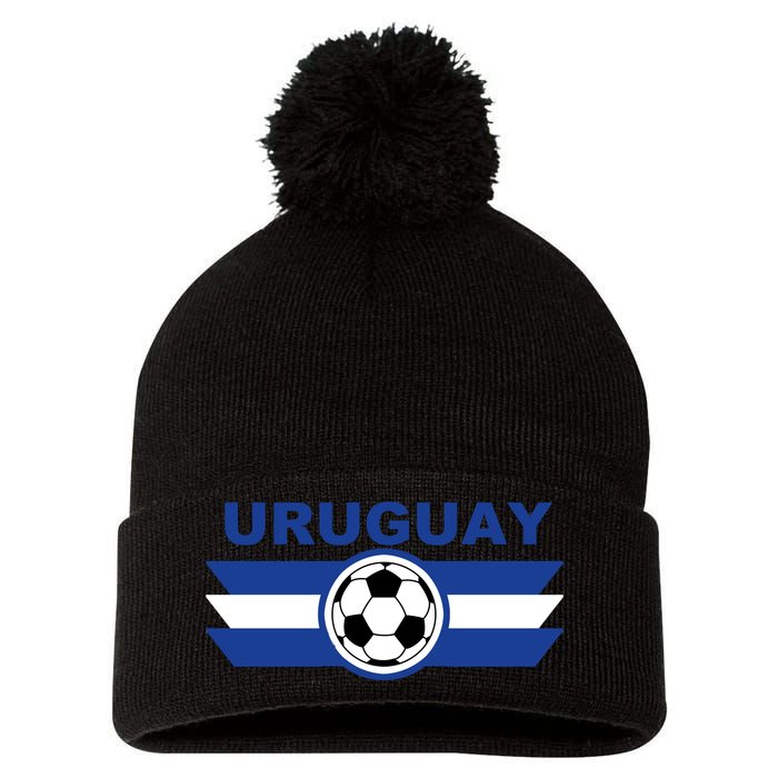 Uruguay Pom Pom 12in Knit Beanie