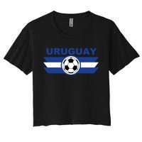 Uruguay Women's Crop Top Tee