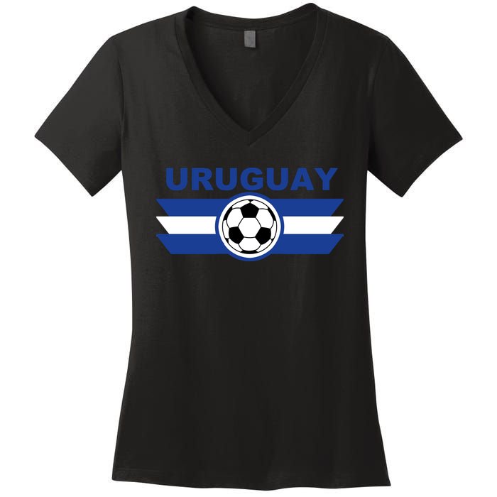 Uruguay Women's V-Neck T-Shirt