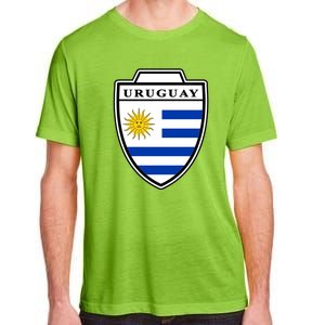 Uruguay Country Soccer Crest Adult ChromaSoft Performance T-Shirt