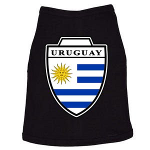 Uruguay Country Soccer Crest Doggie Tank