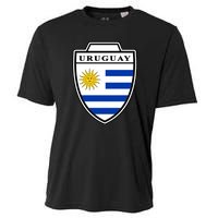 Uruguay Country Soccer Crest Cooling Performance Crew T-Shirt