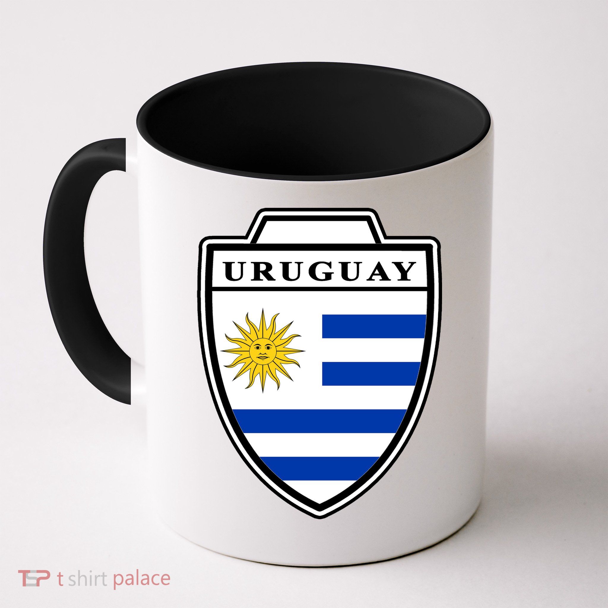 Uruguay Country Soccer Crest Mug