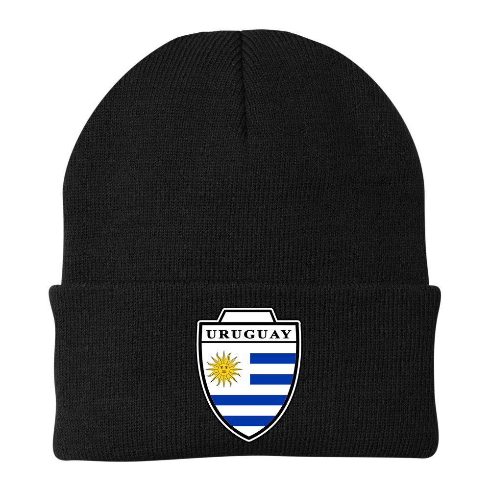 Uruguay Country Soccer Crest Beanie