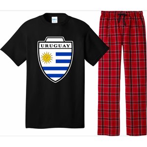 Uruguay Country Soccer Crest Pajama Set