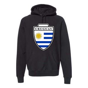 Uruguay Country Soccer Crest Premium Hoodie