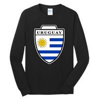 Uruguay Country Soccer Crest Tall Long Sleeve T-Shirt