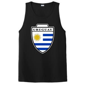 Uruguay Country Soccer Crest PosiCharge Competitor Tank